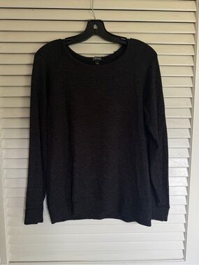 Buffalo David Bitton Black Crewneck Sweatshirt